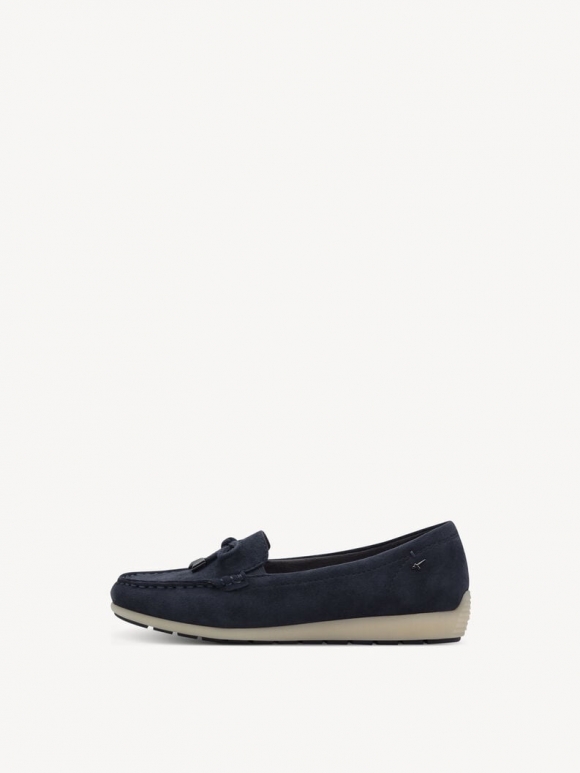 Tamaris Lederslipper - Blau Tamaris Lederslipper - Blau