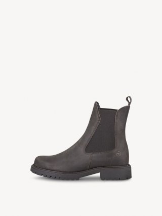 Tamaris Leder Chelsea Boot - Braun