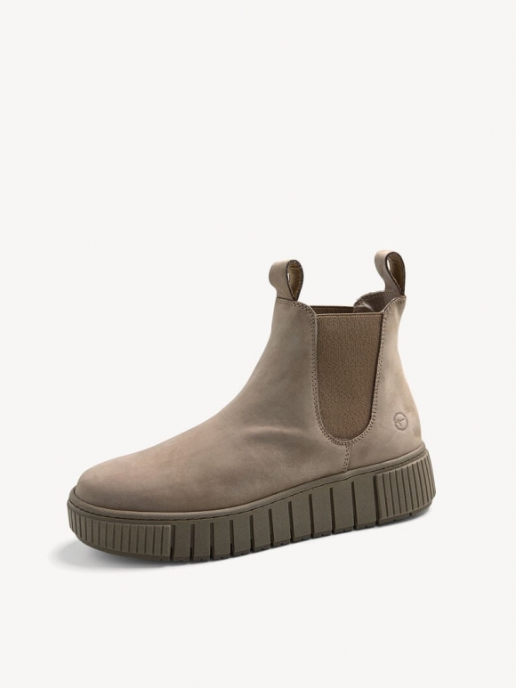 Tamaris Leder Chelsea Boot - Beige
