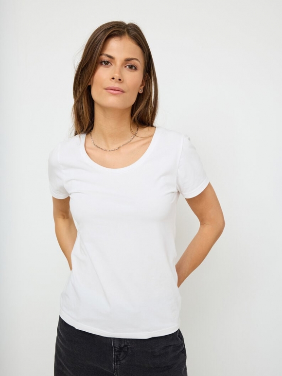 Tamaris T-shirt - Weiß Tamaris T-shirt - Weiß