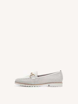 Tamaris Lederslipper - Weiß Tamaris Lederslipper - Weiß
