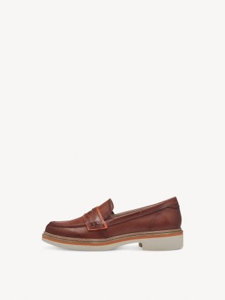 Tamaris Lederslipper - Braun Tamaris Lederslipper - Braun