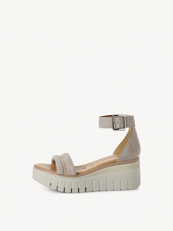 Tamaris Ledersandalette - Beige