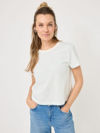 Tamaris Cropped T-shirt - Blau Tamaris Cropped T-shirt - Blau