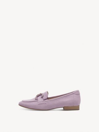 Tamaris Lederslipper - Lila