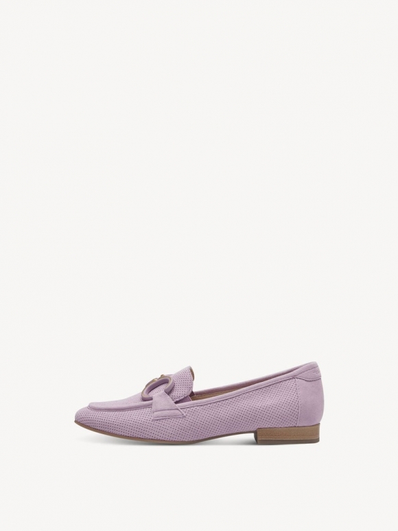 Tamaris Lederslipper - Lila Tamaris Lederslipper - Lila