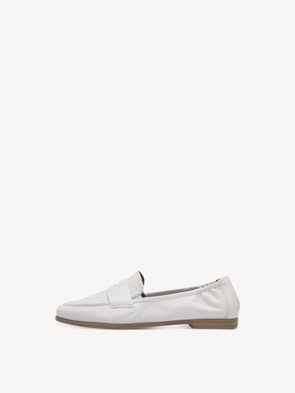 Tamaris Lederslipper - Weiß Tamaris Lederslipper - Weiß