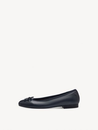 Tamaris Lederballerina - Blau Tamaris Lederballerina - Blau