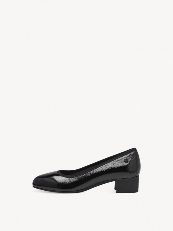 Tamaris Lederpumps - Schwarz Tamaris Lederpumps - Schwarz
