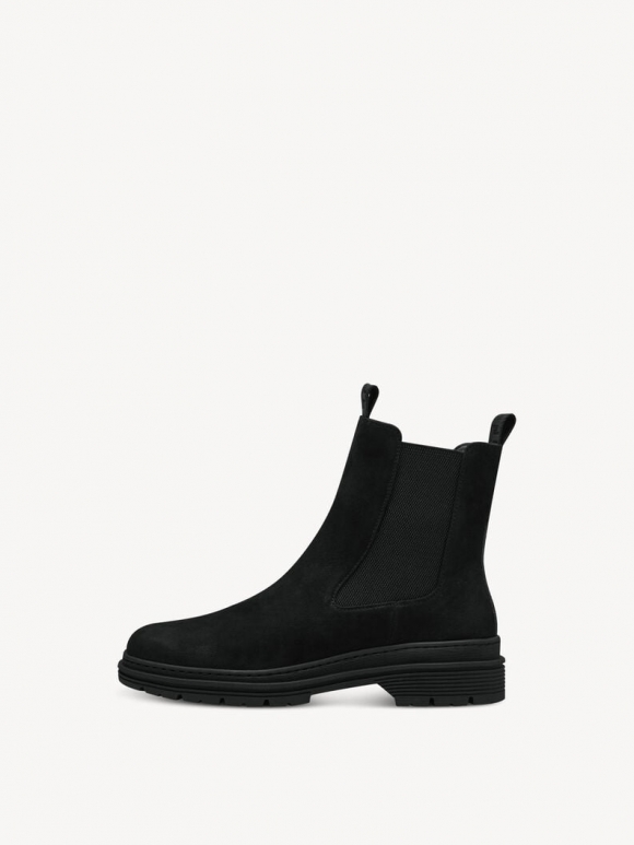 Tamaris Leder Chelsea Boot - Schwarz