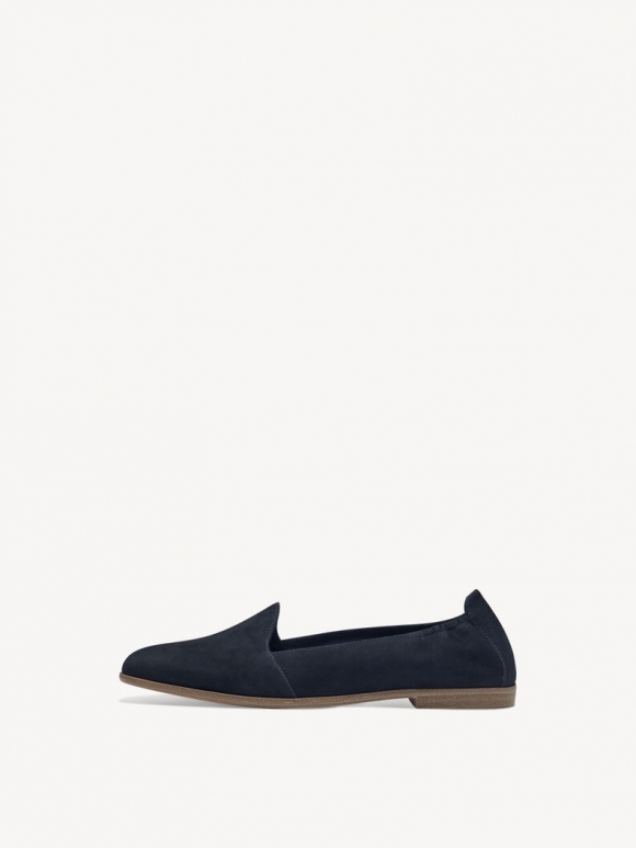 Tamaris Lederslipper - Blau