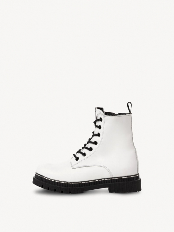 Tamaris Stiefelette - Weiß Warmfutter