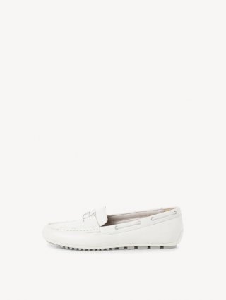 Tamaris Ledermoccassin - Weiß Tamaris Ledermoccassin - Weiß