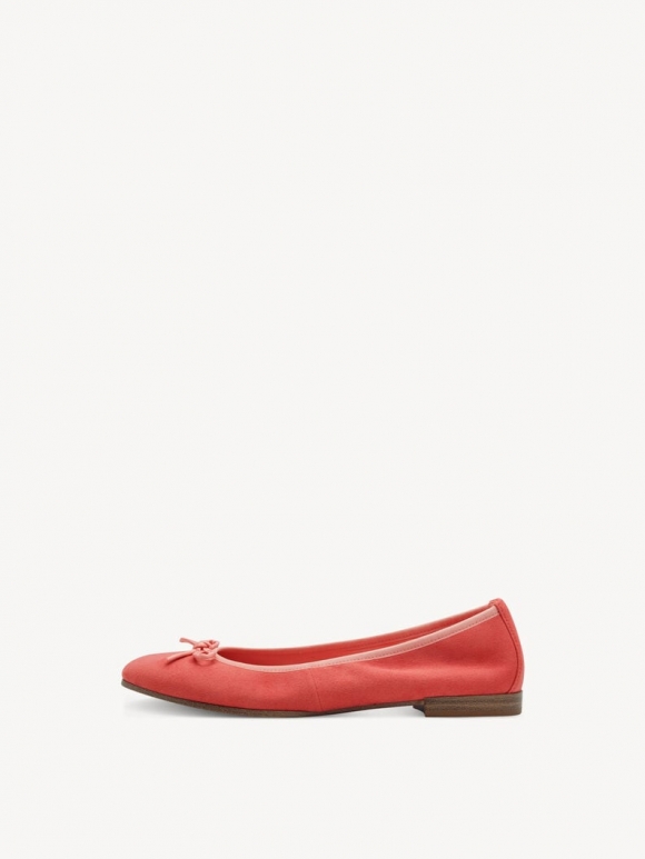 Tamaris Lederballerina - Rot
