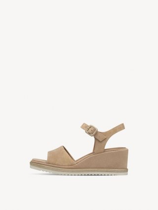 Tamaris Ledersandalette - Braun