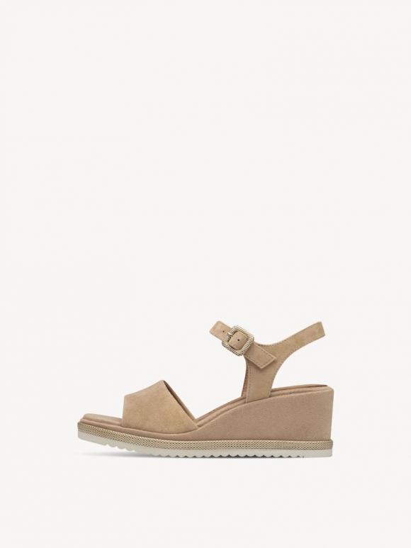 Tamaris Ledersandalette - Braun