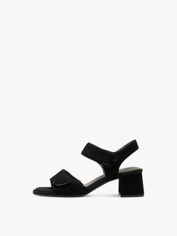 Tamaris Ledersandalette - Schwarz