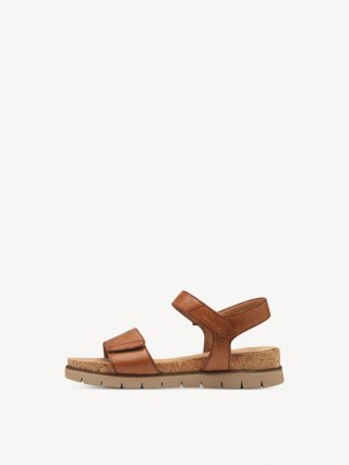 Tamaris Ledersandalette - Braun