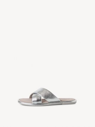 Tamaris Lederpantolette - Metallic