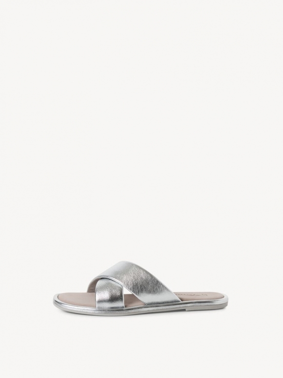 Tamaris Lederpantolette - Metallic Tamaris Lederpantolette - Metallic