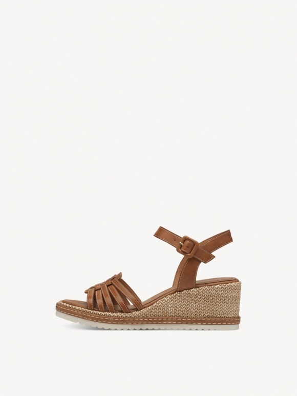 Tamaris Ledersandalette - Braun