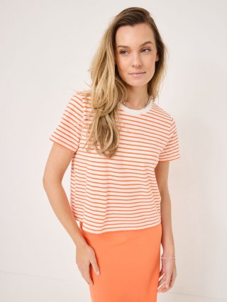 Tamaris Cropped T-shirt - Orange Tamaris Cropped T-shirt - Orange