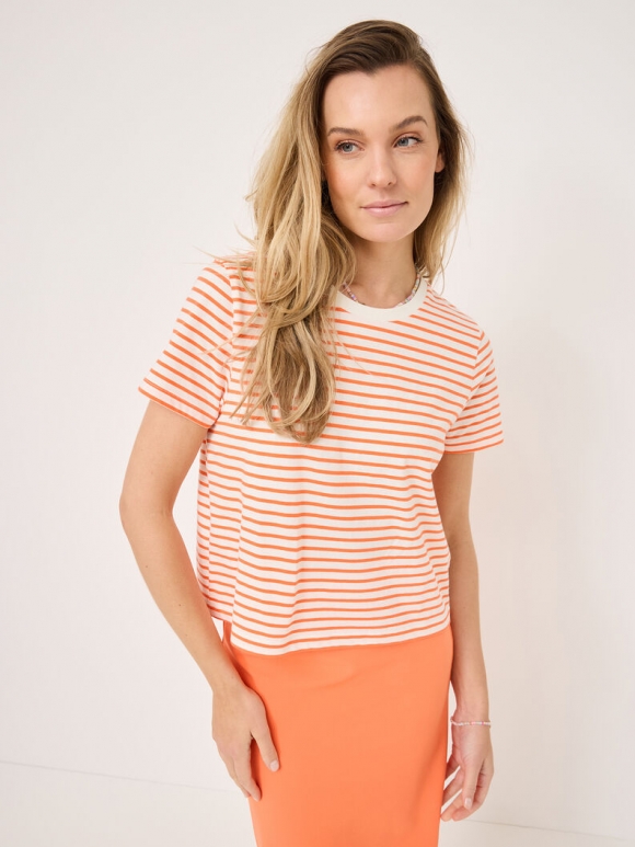 Tamaris Cropped T-shirt - Orange Tamaris Cropped T-shirt - Orange