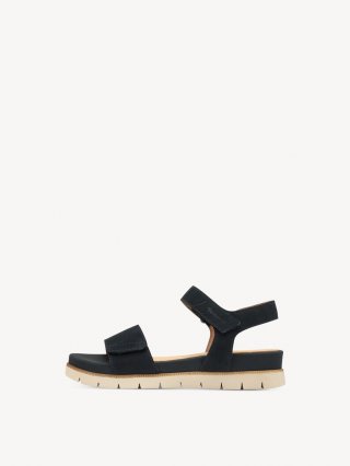 Tamaris Ledersandalette - Blau