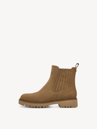 Tamaris Leder Chelsea Boot - Braun Tamaris Leder Chelsea Boot - Braun
