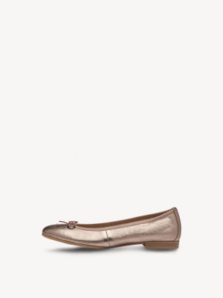 Tamaris Lederballerina - Metallic