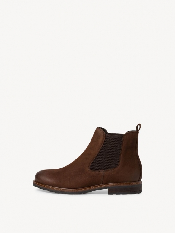 Tamaris Leder Chelsea Boot - Braun