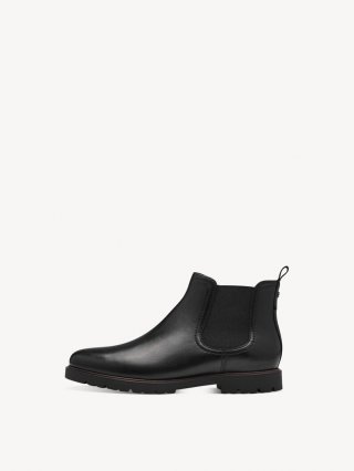 Tamaris Leder Chelsea Boot - Schwarz