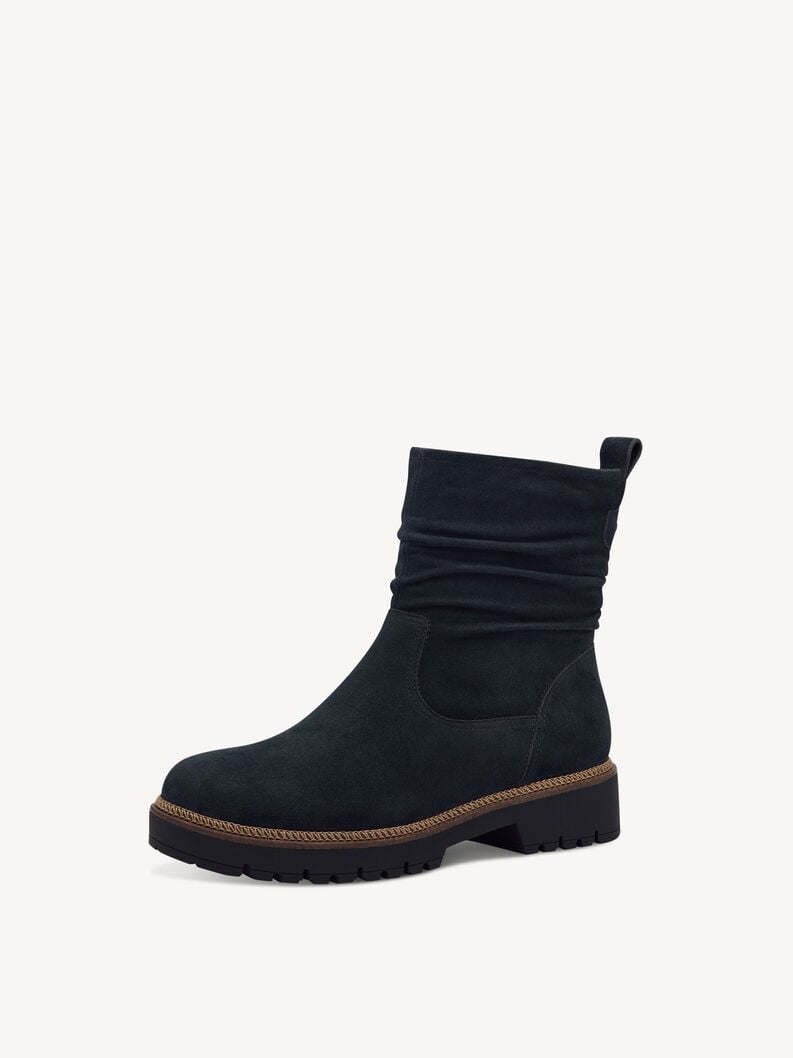 Tamaris Lederstiefelette - Blau