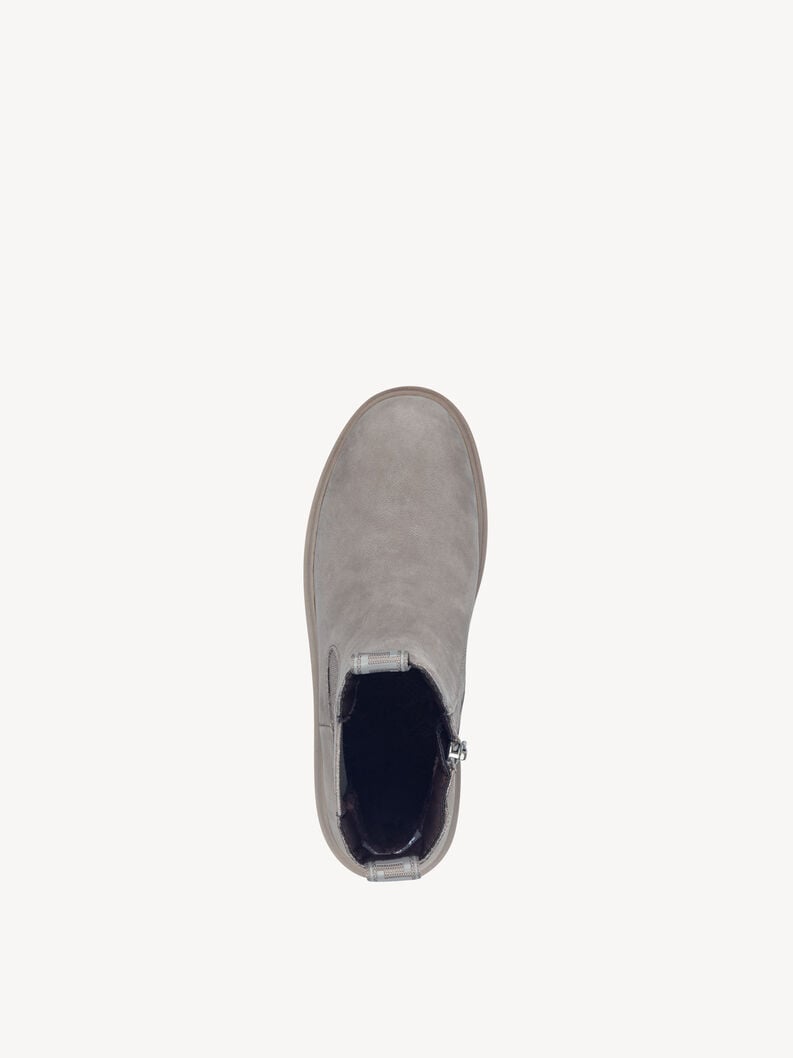 Tamaris Leder Chelsea Boot - Grau