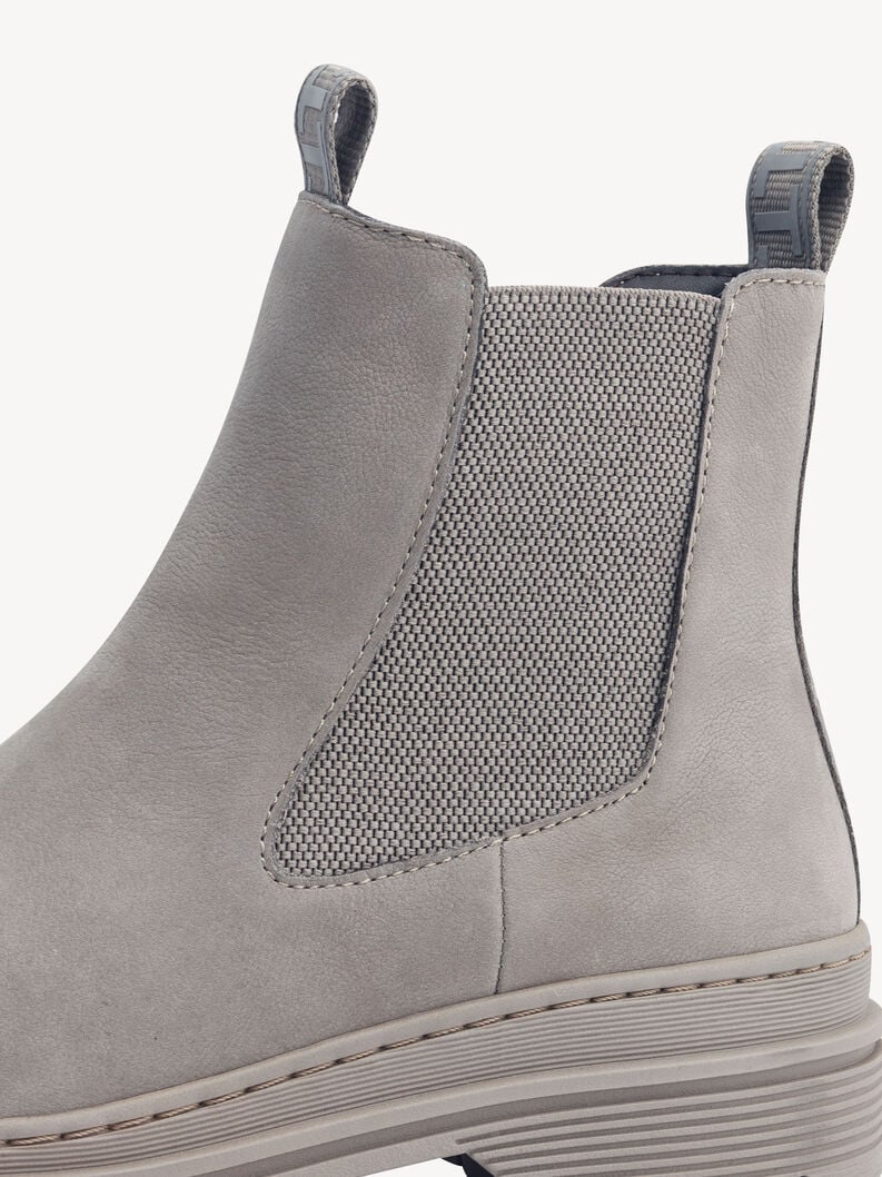 Tamaris Leder Chelsea Boot - Grau