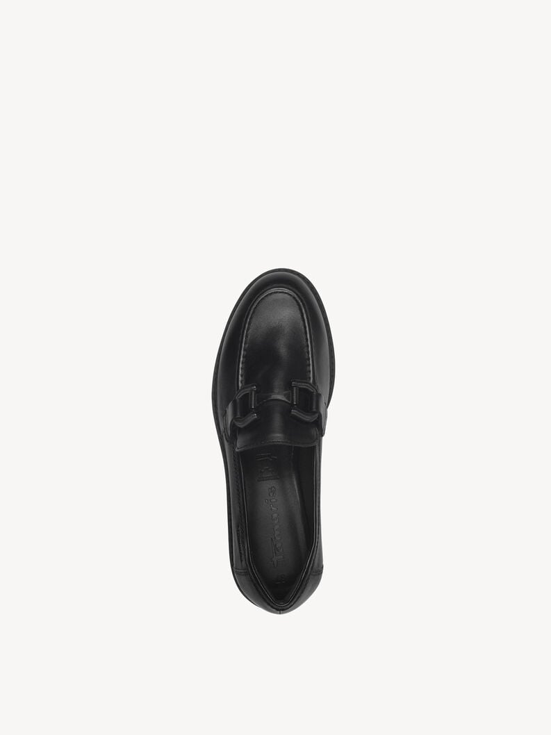 Tamaris Lederslipper - Schwarz