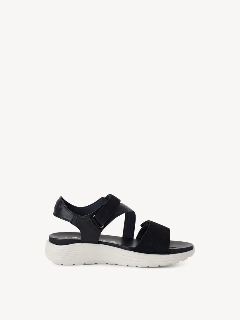 Tamaris Ledersandalette - Blau