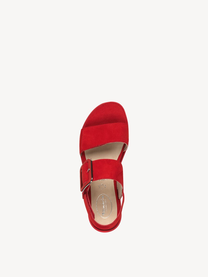 Tamaris Ledersandalette - Rot