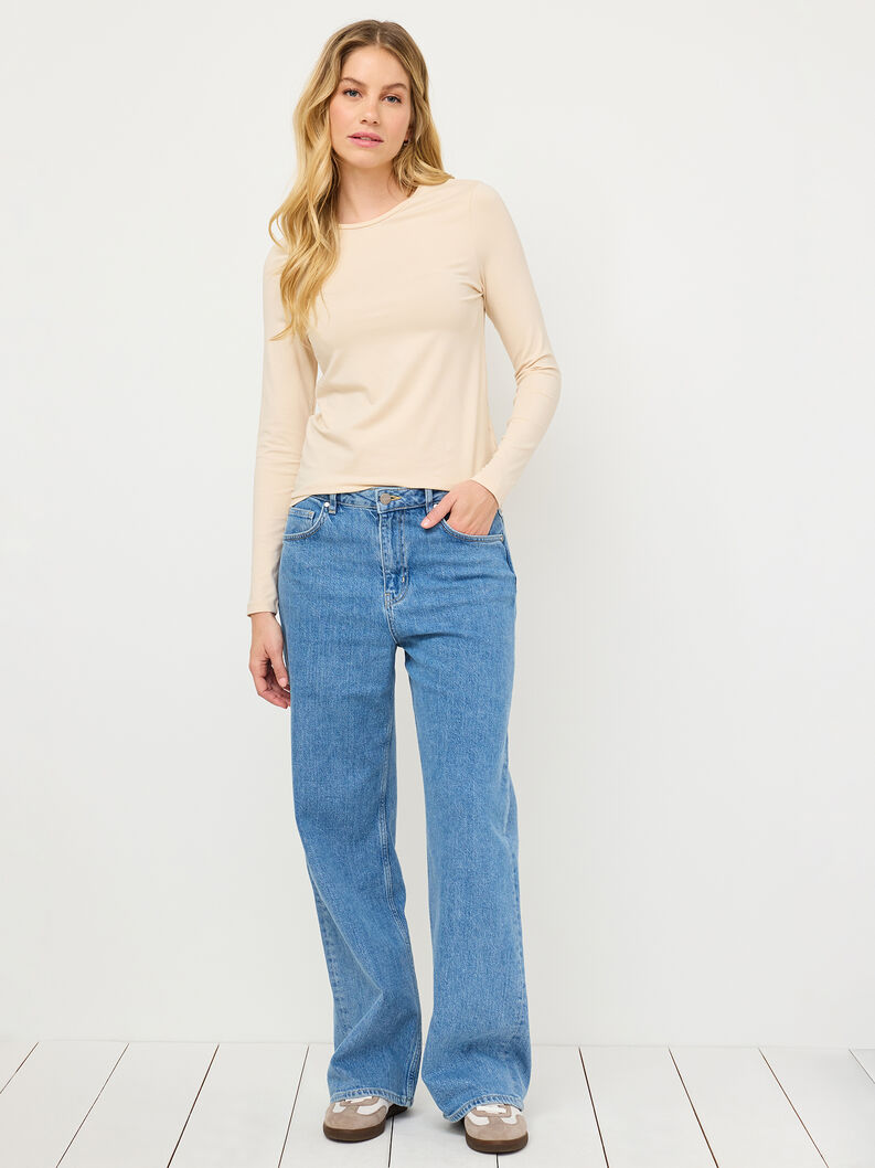 Tamaris Langarmshirt - Beige