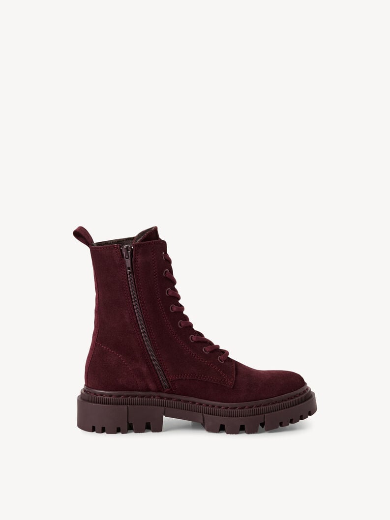 Tamaris Lederstiefelette - Rot