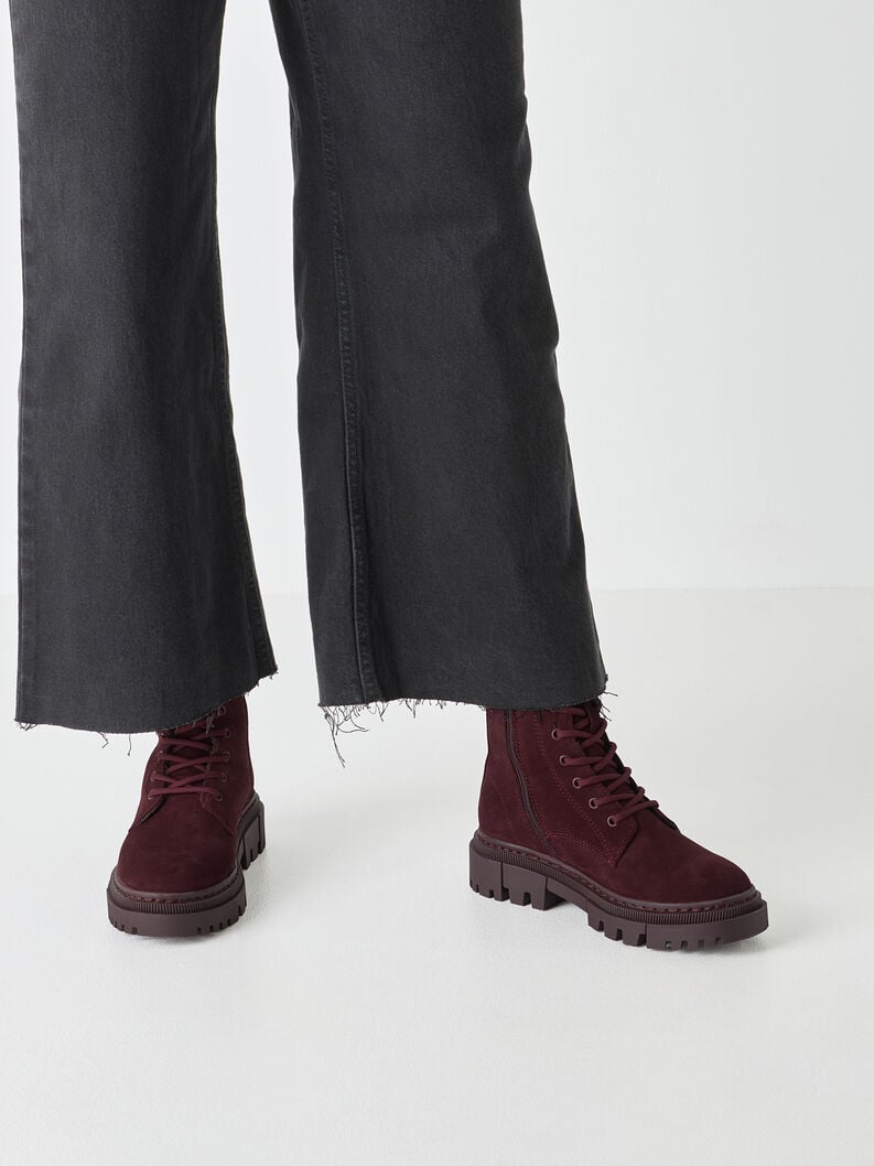 Tamaris Lederstiefelette - Rot