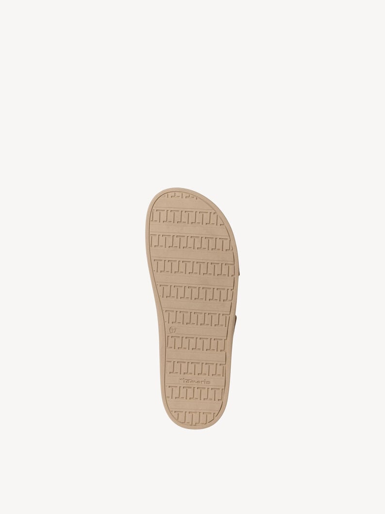Tamaris Lederpantolette - Beige