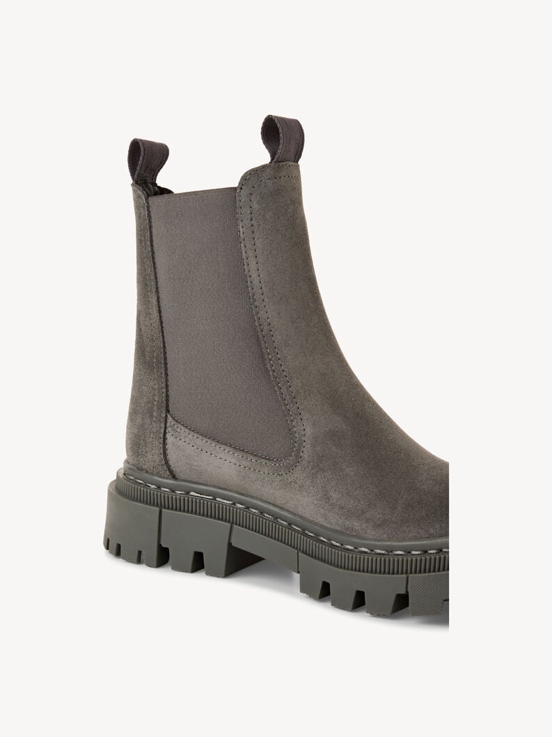 Tamaris Leder Chelsea Boot - Grau