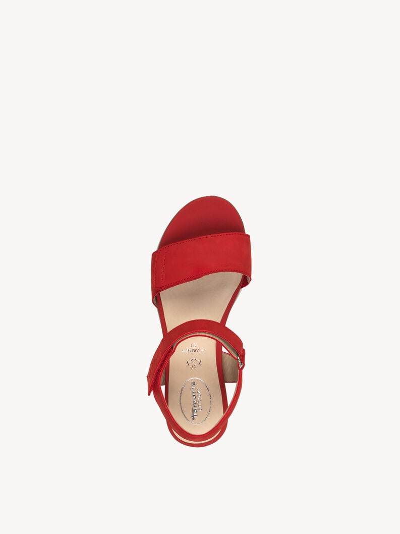 Tamaris Ledersandalette - Rot