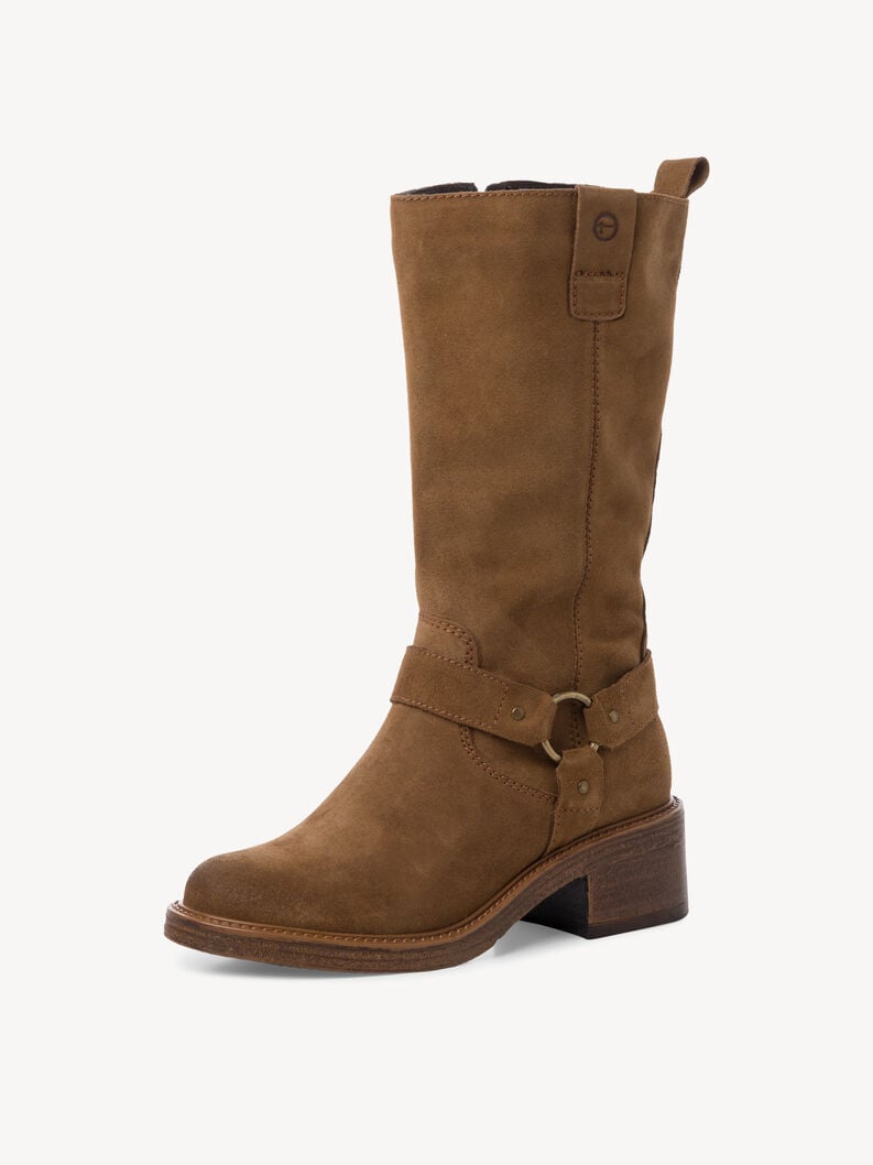 Tamaris Lederstiefelette - Braun