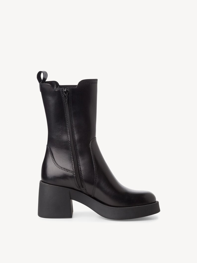 Tamaris Leder Chelsea Boot - Schwarz