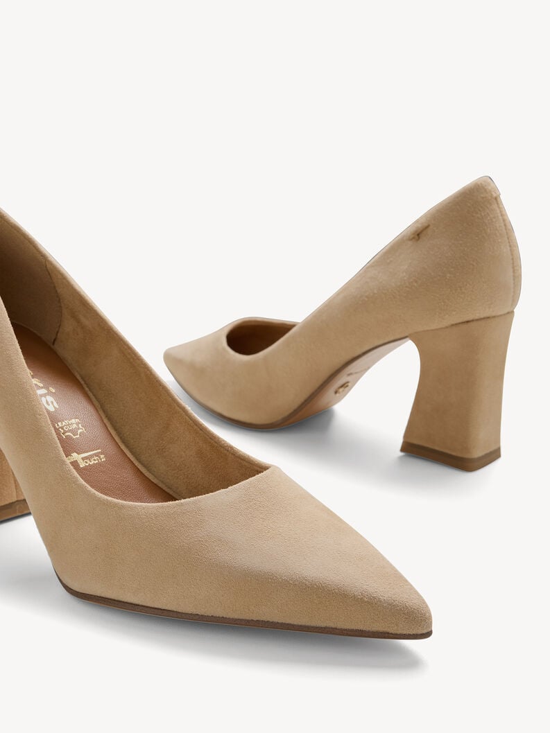 Tamaris Lederpumps - Braun