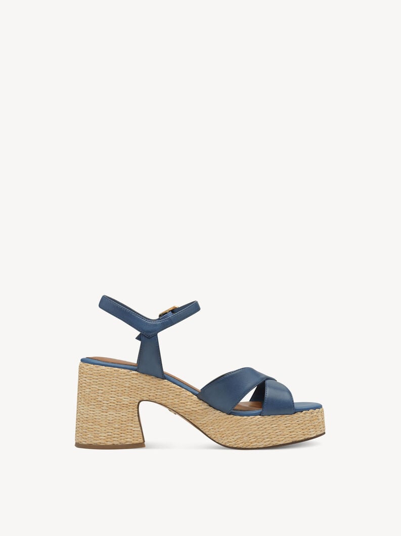 Tamaris Ledersandalette - Blau
