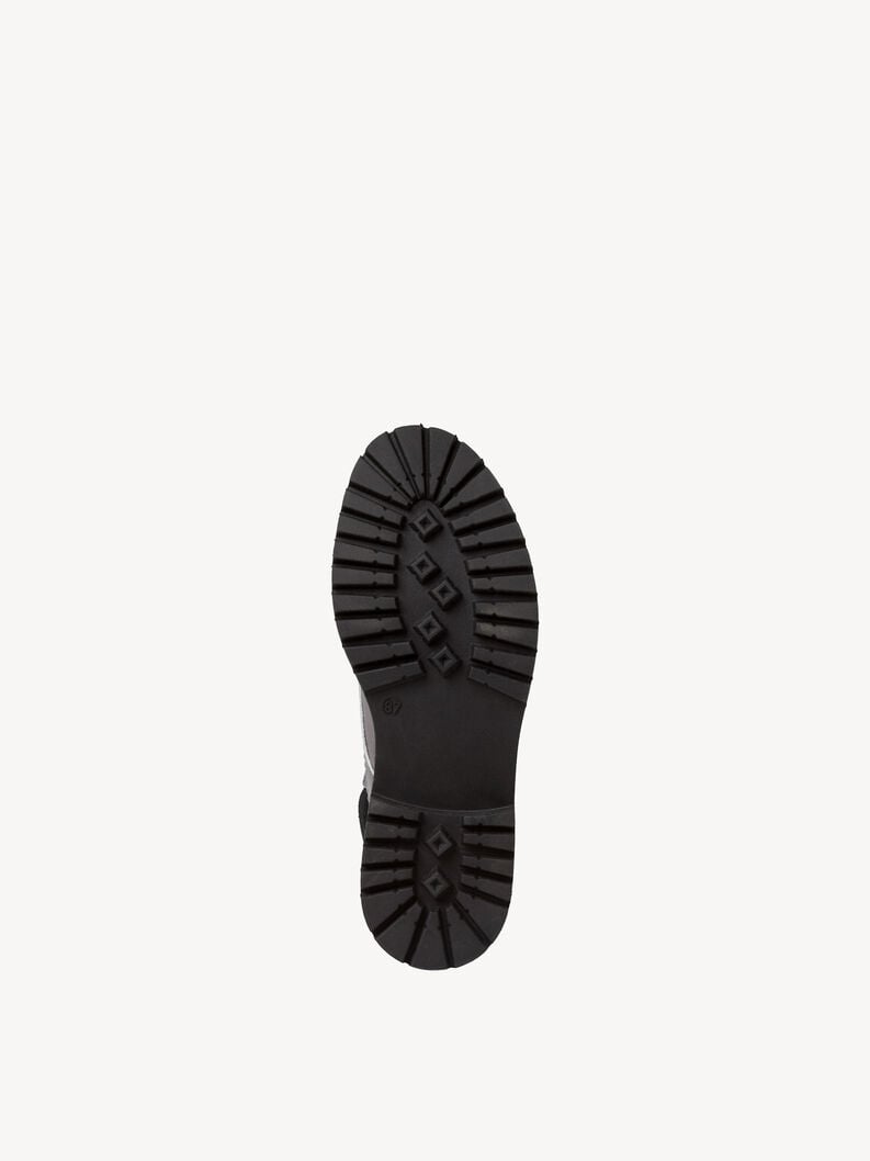 Tamaris Lederstiefelette - Metallic Warmfutter