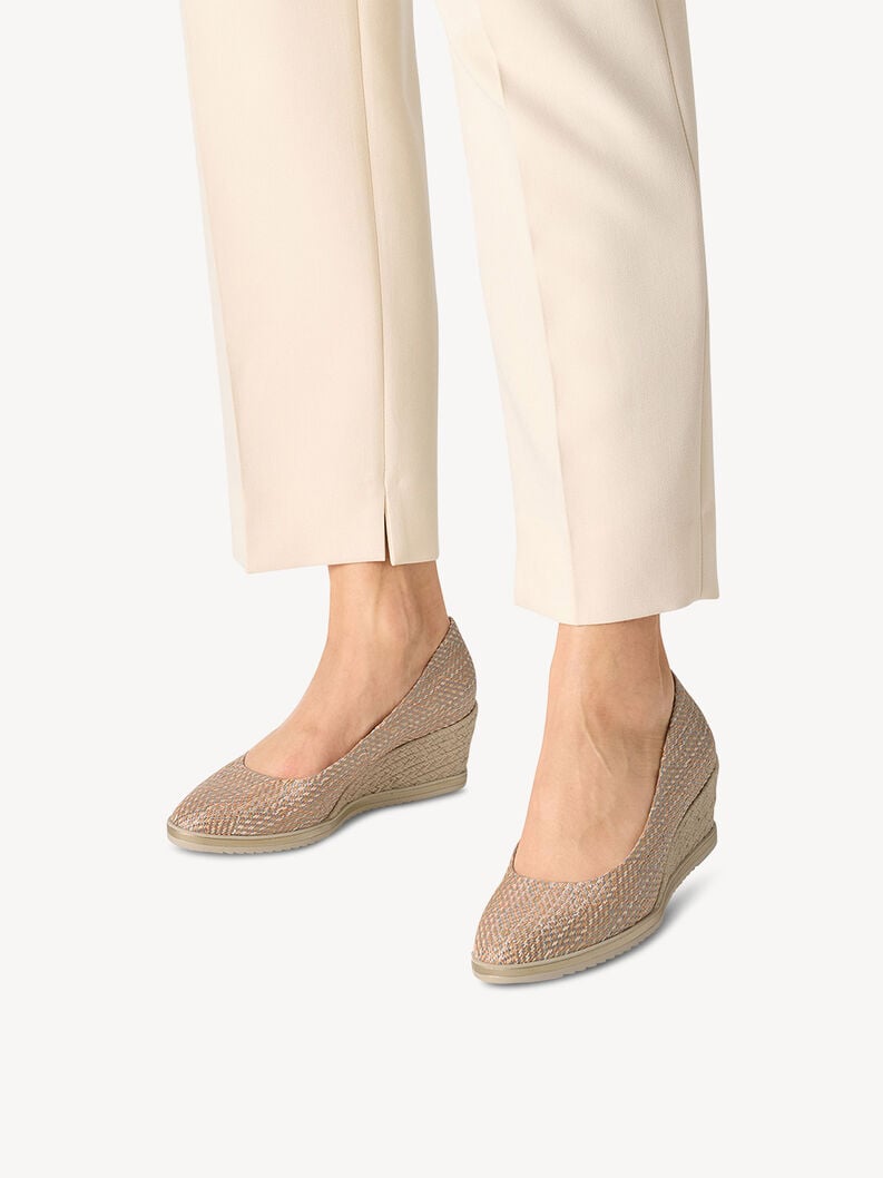 Tamaris Keilpumps - Beige